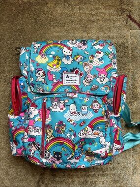 tokidoki hello Sanrio collaboration backpack